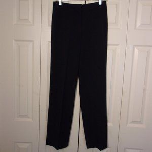 talbots stretch black dress pants,size 4